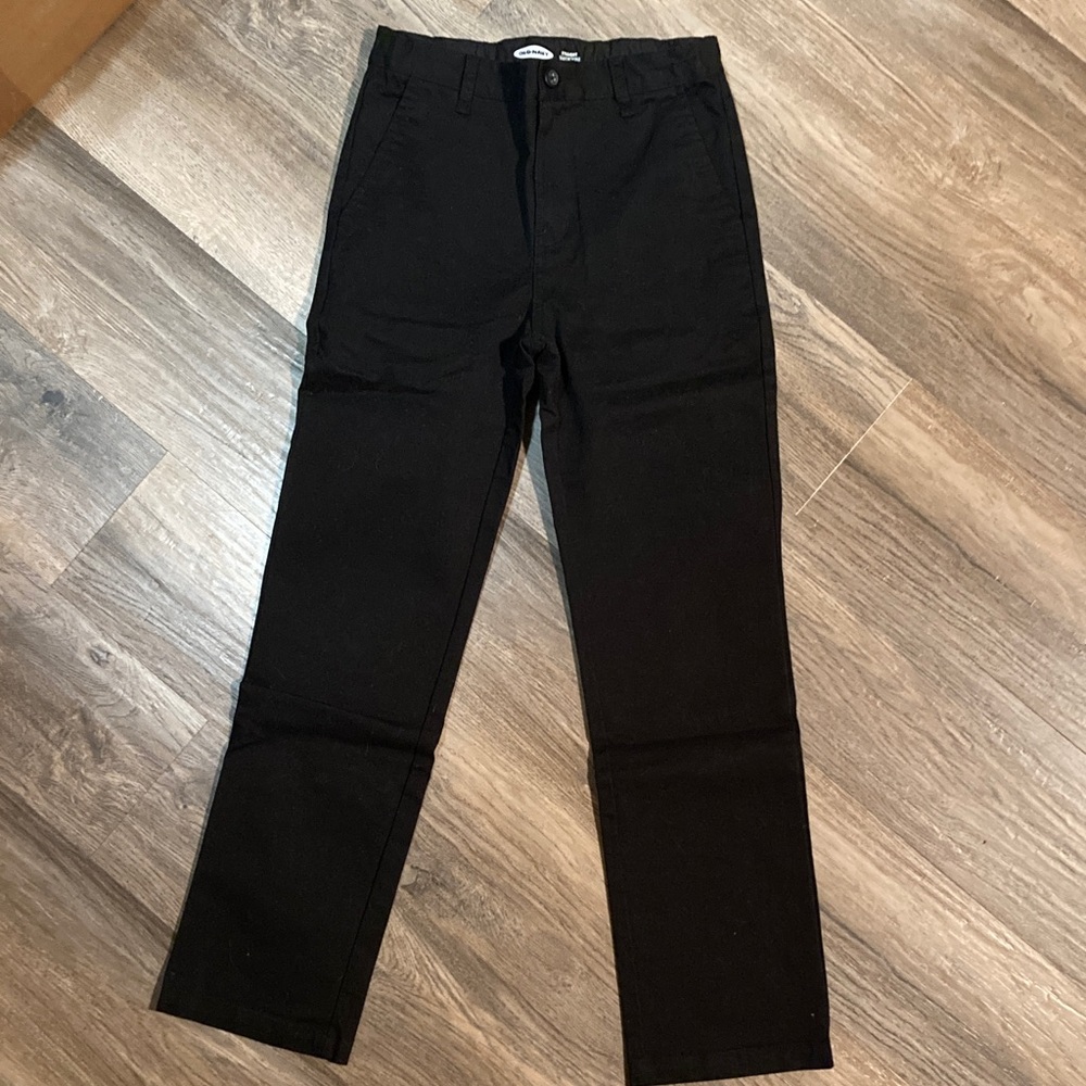 Old Navy Built-In Flex Black Straight-Leg Pants
